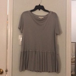 Urban outfitters peplum tee
